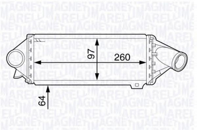 MAGNETI MARELLI 351319202460 -  Интеркулер